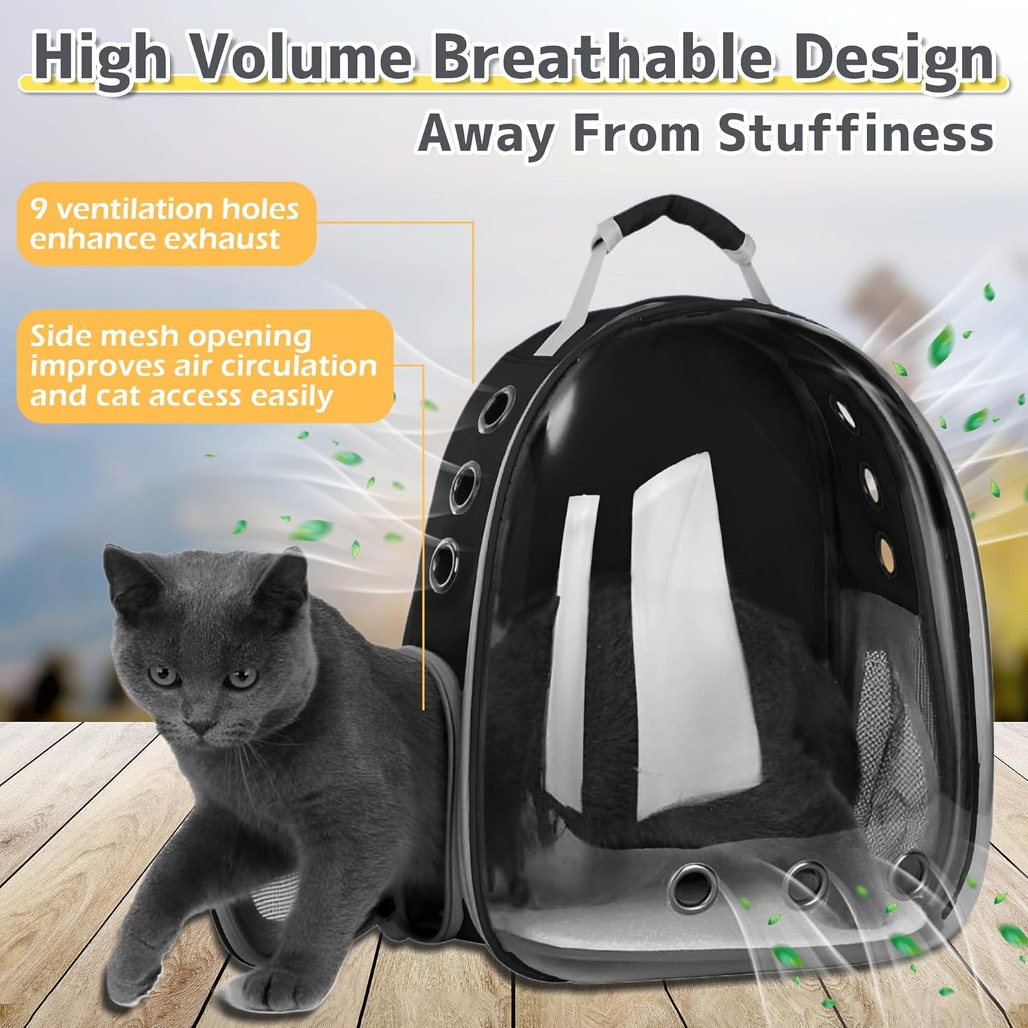 AeroPaws™ Breathable Pet Traveler – The Ultimate Hands-Free Adventure Backpack FurAway